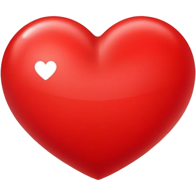 Red heart emoji