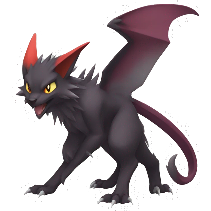 Noivern-Torracat-Zoroark full body emoji