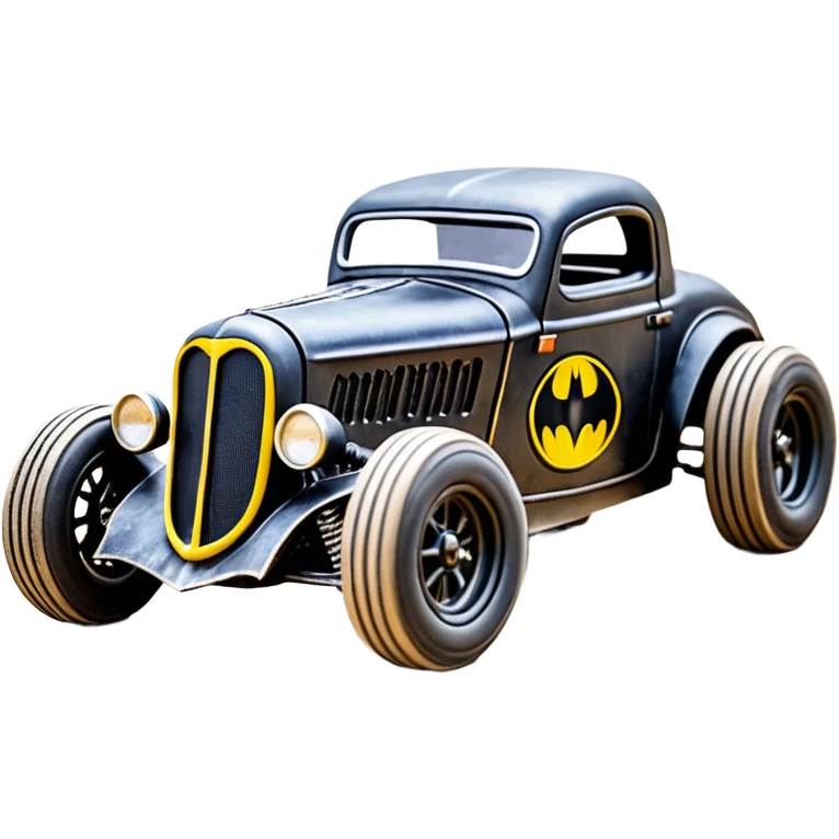 1:10 off-road lcg Basher Batgirl’s 1934 blackened tarnished Darth Vader hotrod ford jaguar Rolls rc car (extra wide tires with fenders) emoji
