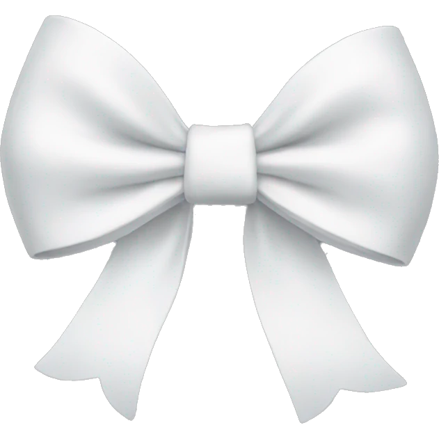 white bow emoji