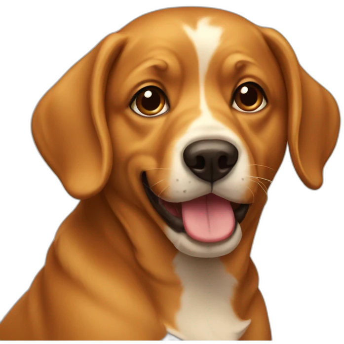 caramel dog emoji