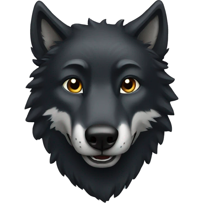 black Wolf emoji