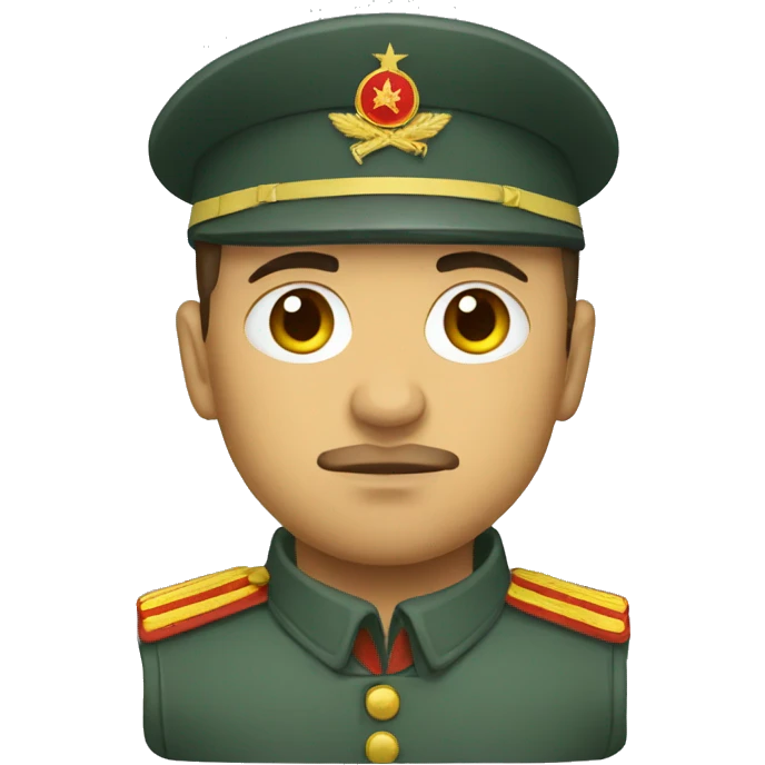 ussr soldier serious  emoji