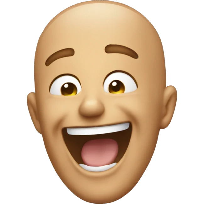 Aesthetic laughing emoji face emoji