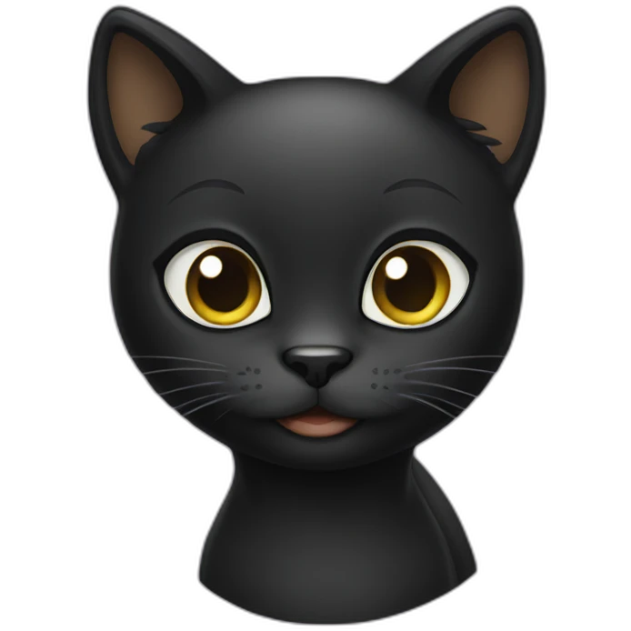 black female cat emoji
