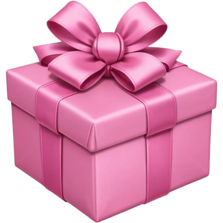 pink present with pink bow emoji