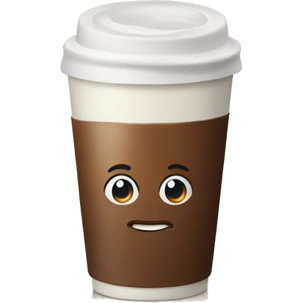 Coffee with milk emoji