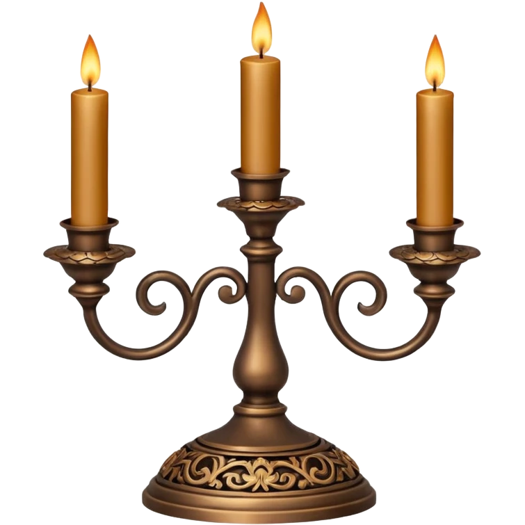 candle holder emoji