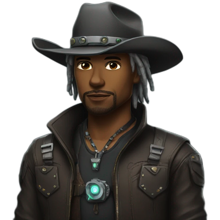 cyberpunk cowboy emoji