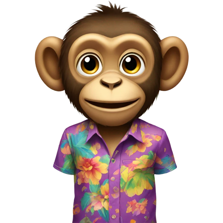 monkey with shirt emoji