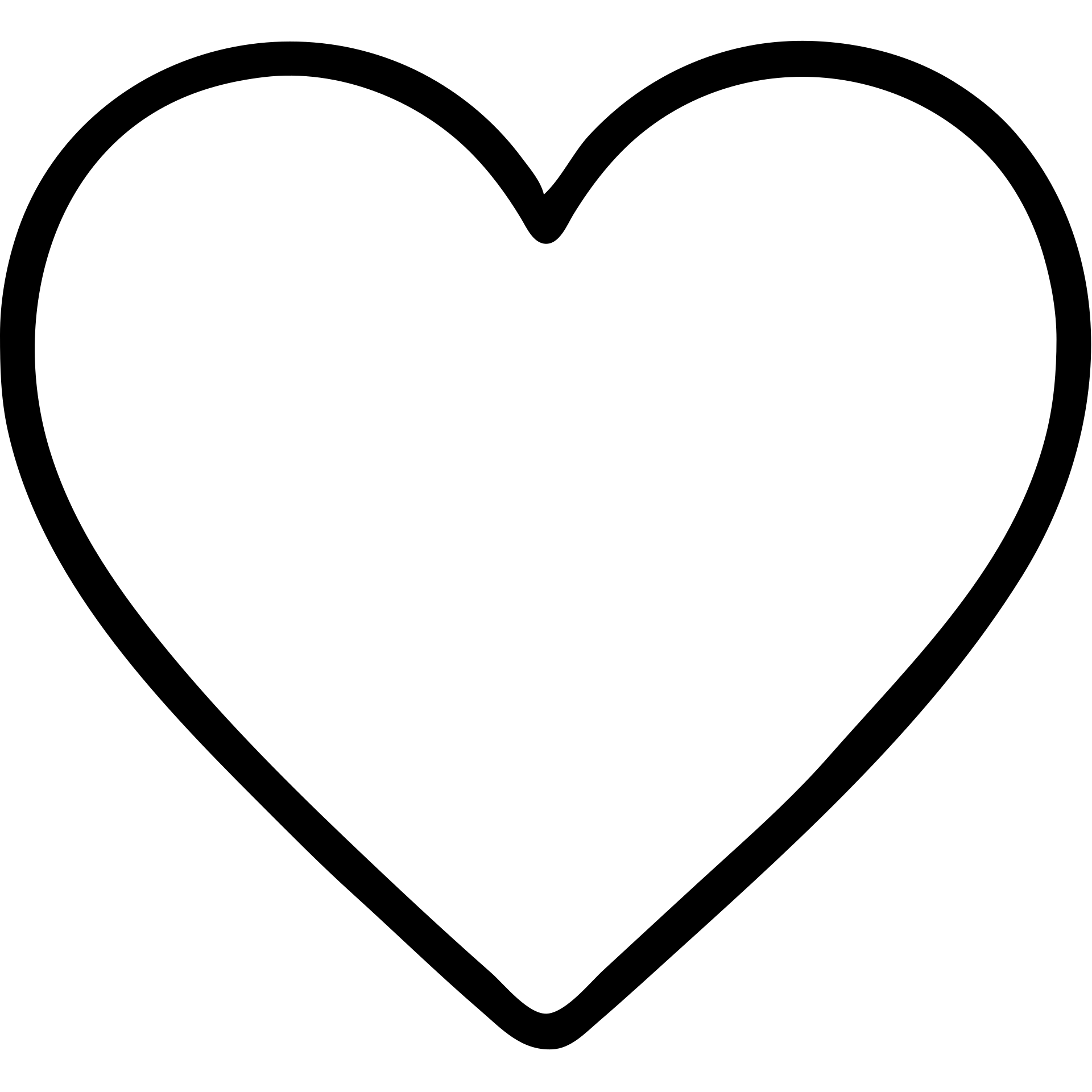 heart icon outline emoji