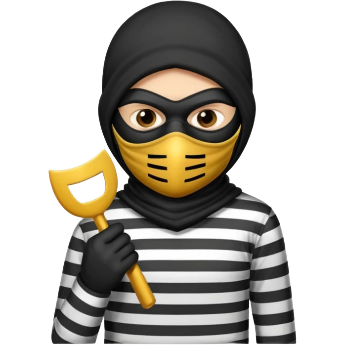 El emoji de un ladrón  emoji