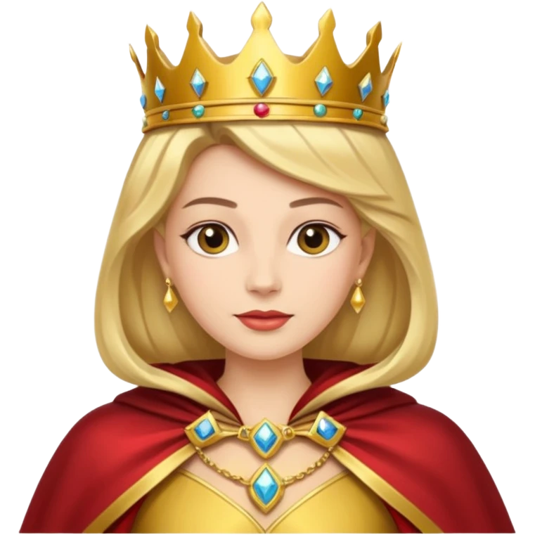 gold Cape Queen emoji