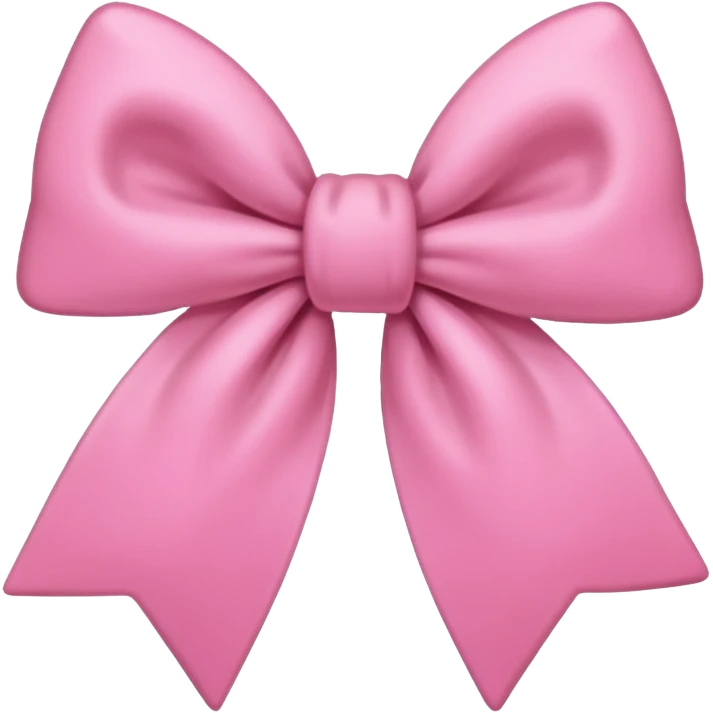 pink soft bow emoji