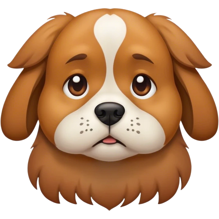 Dog having a bad day  emoji