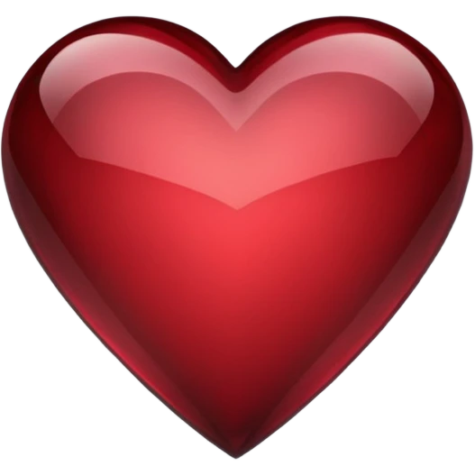 Corazón granate emoji