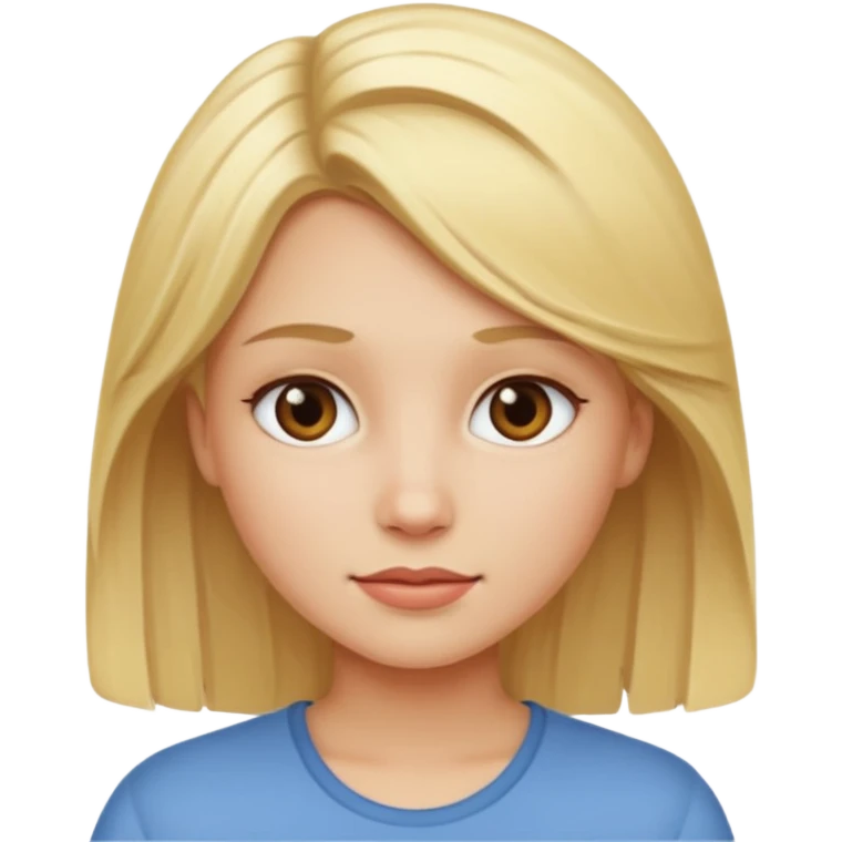 blond haired girl emoji