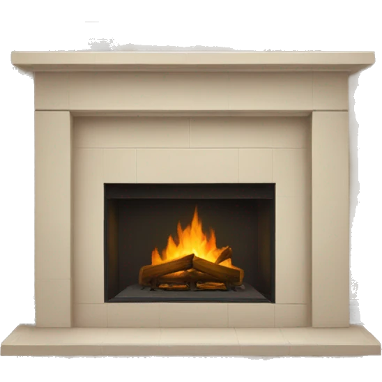 Winter beige FirePlace emoji