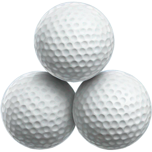 3 Golf balle emoji