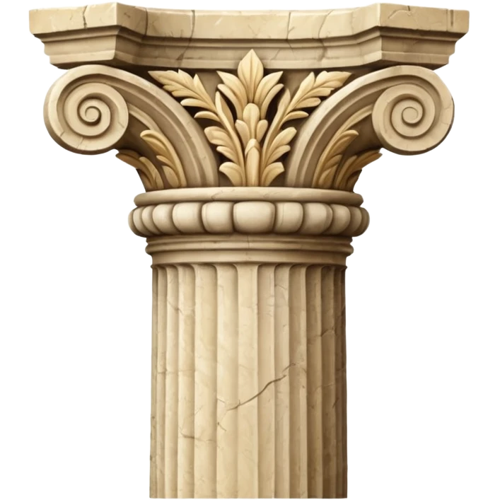 Stone column capital emoji