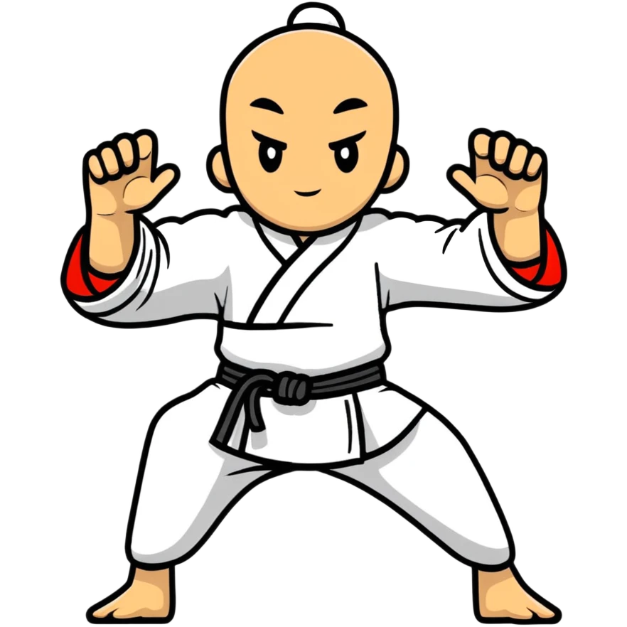 kung fu man emoji