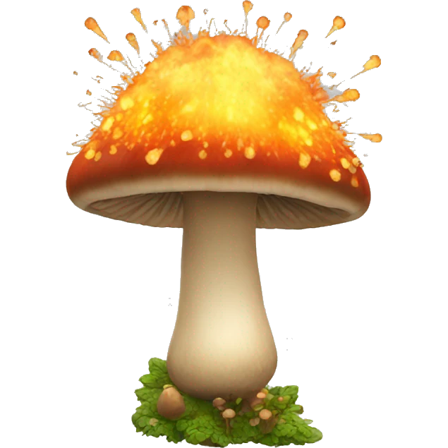 mushroom explosion emoji