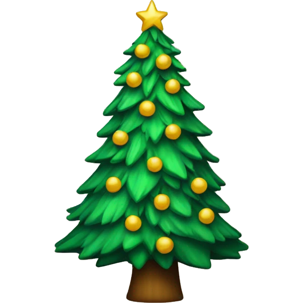 Christmas tree emoji
