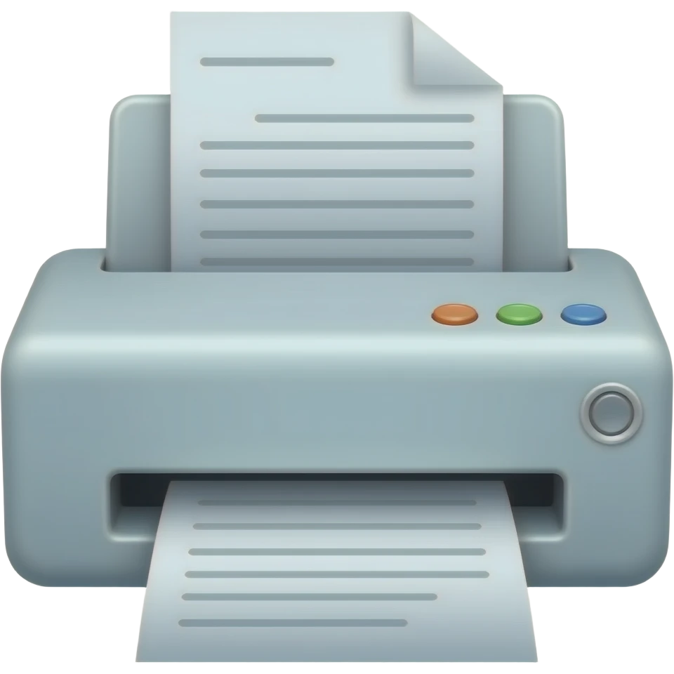 paper scan machine emoji