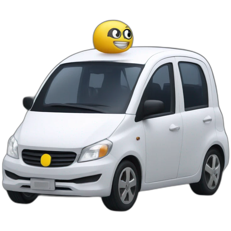 the plastic AI of BOLT TAXI emoji