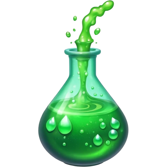 glitter toxic potion
 emoji