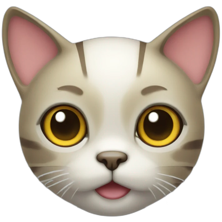 cute cat robot emoji