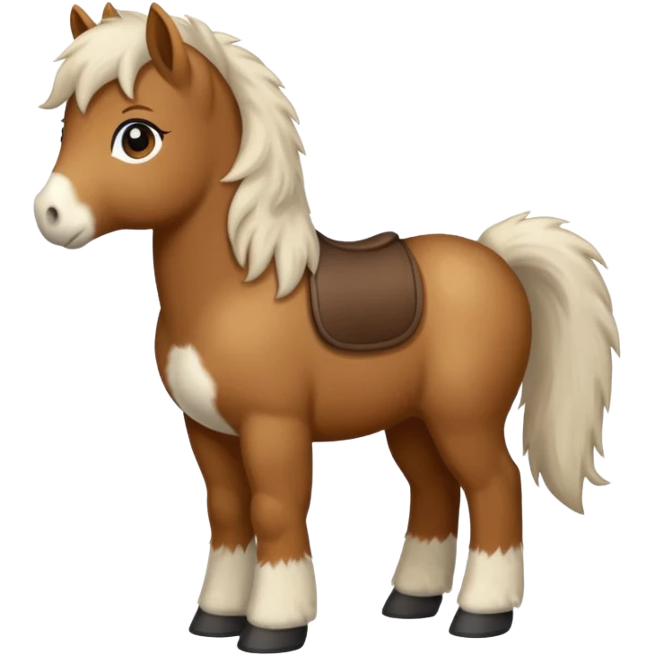 Animal with pony  emoji