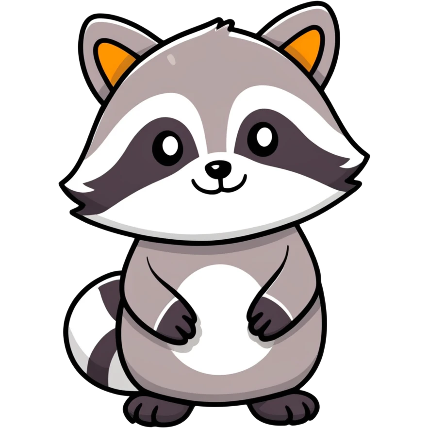 Raccoon emoji
