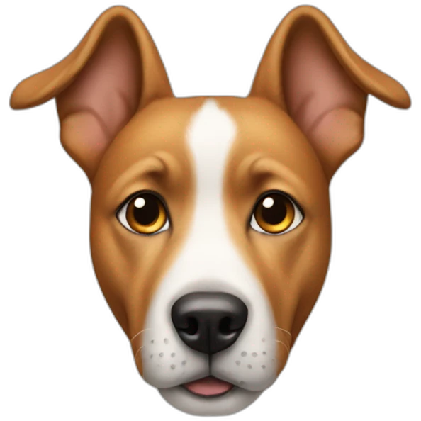 dog without nose emoji