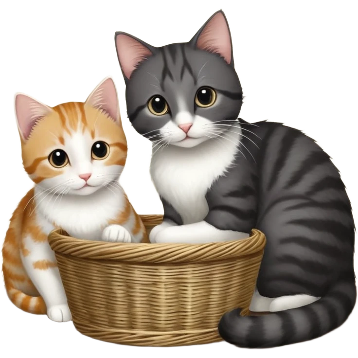 эмодзи влюбленного котика с сердечками вокруг emoji