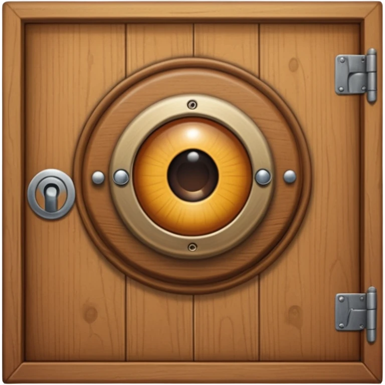 door with a peephole emoji