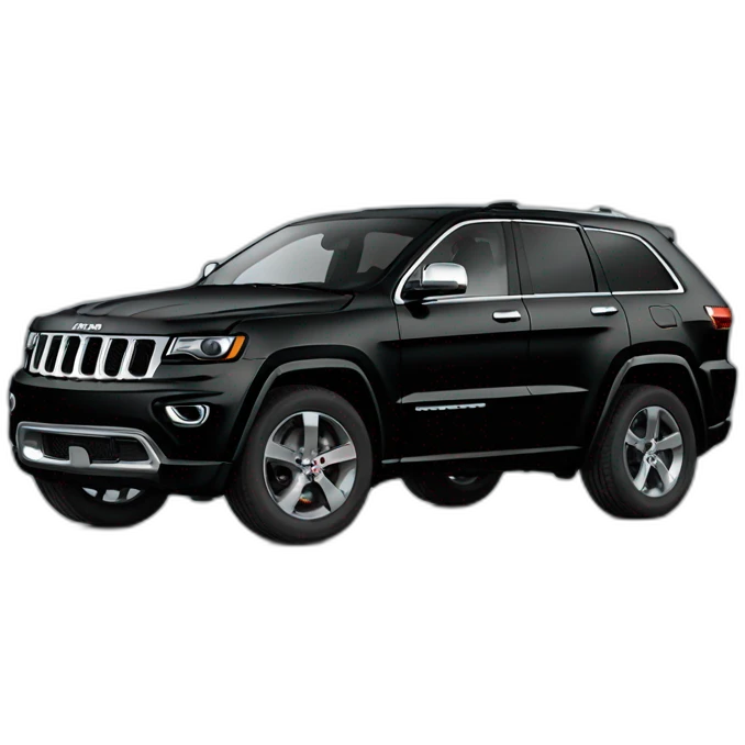 Black Jeep grand cherokee overland emoji