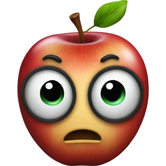 flyig apple emoji