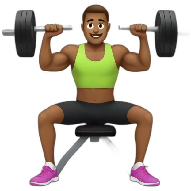 Training in the Gym emoji
