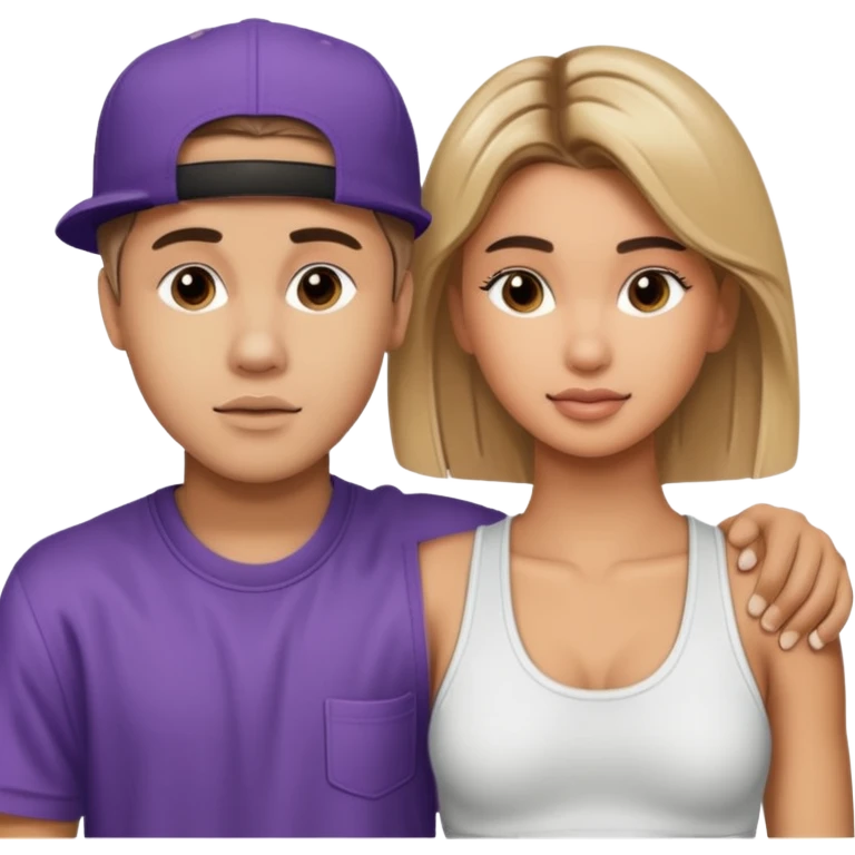 Justin bieber et hailey bieber ensemble voir tous le corps  emoji