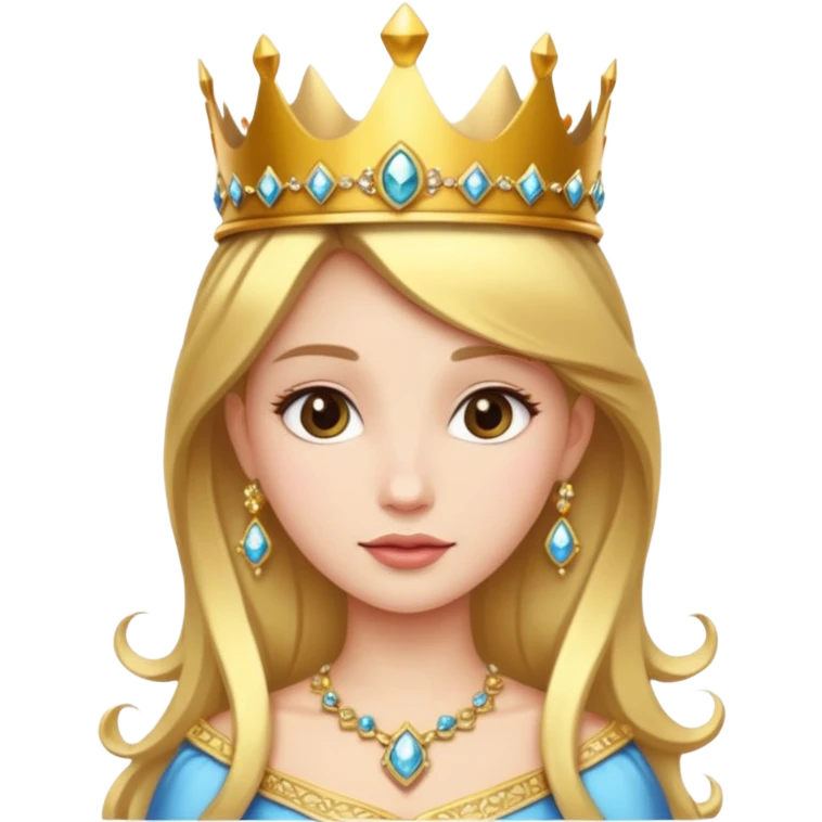 Princess wear crown
 emoji