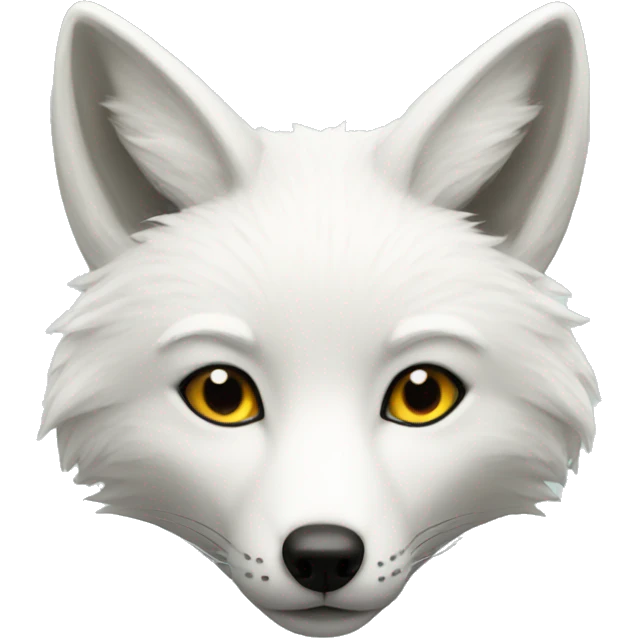 white fox emoji