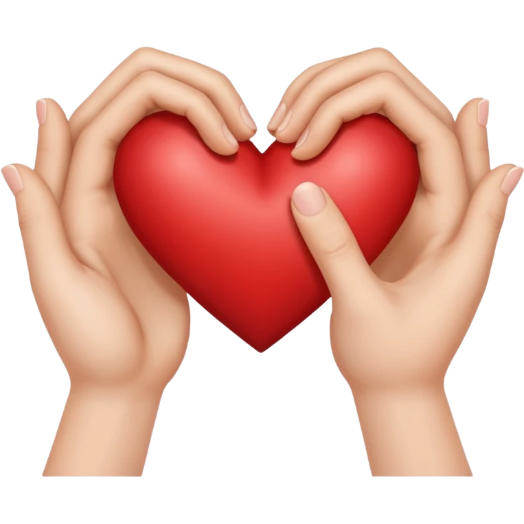 руки показывают сердечко emoji