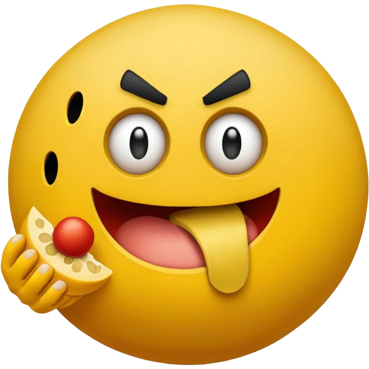 muscular pacman emoji