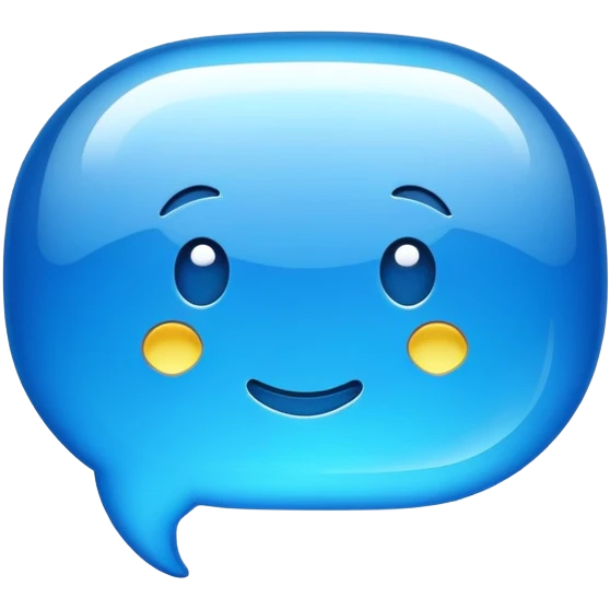 text message icon, message bubble emoji