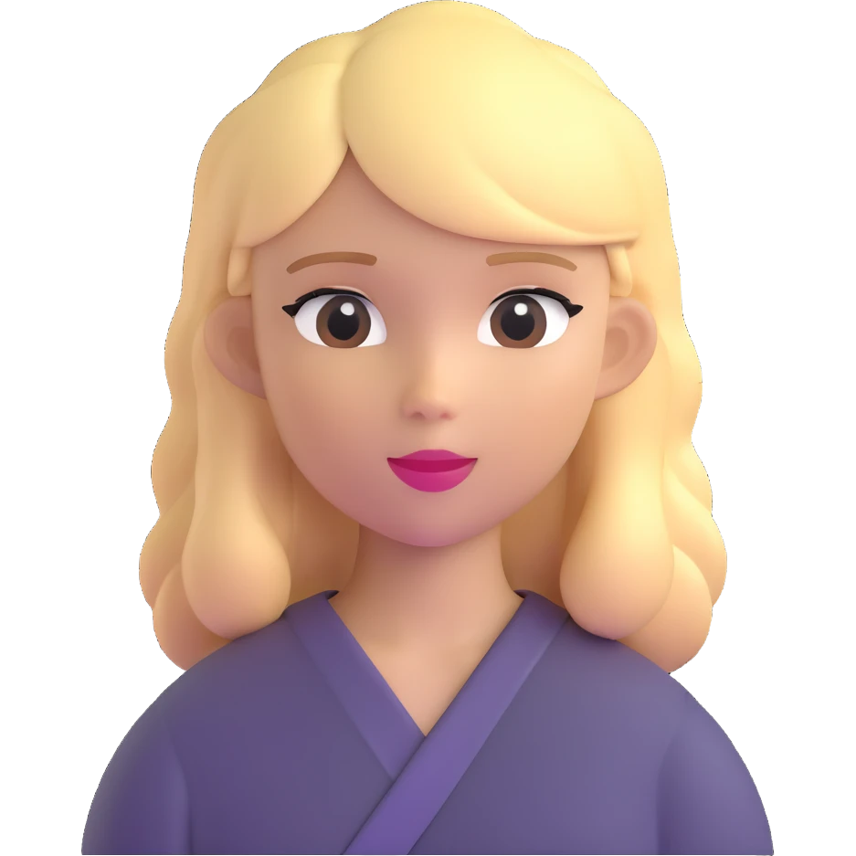 blonde girl emoji
