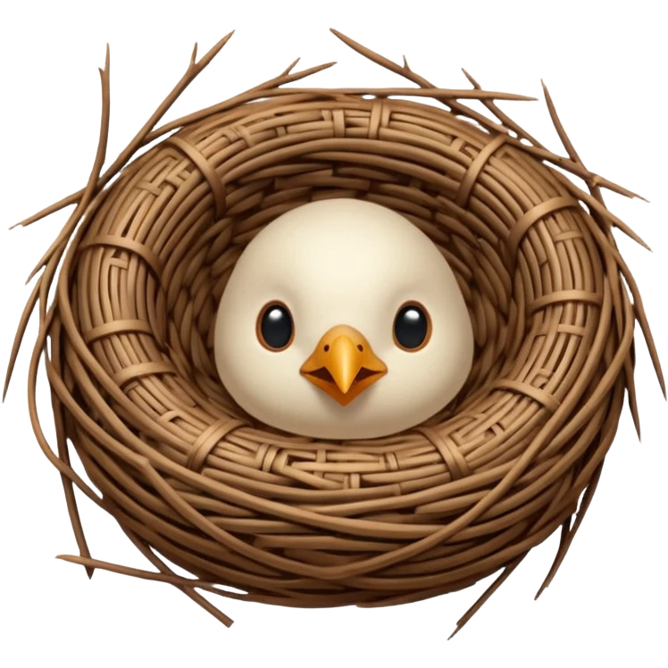 nest bird emoji
