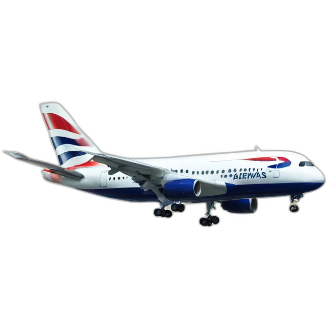 british airways plane landing emoji