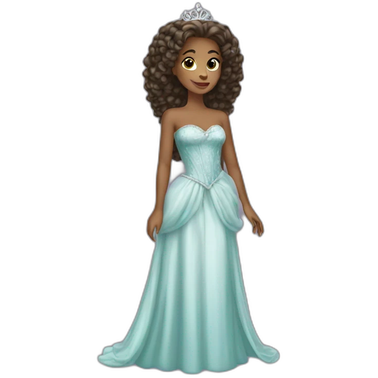 Very Beautyful princess in an expensive long dress emoji