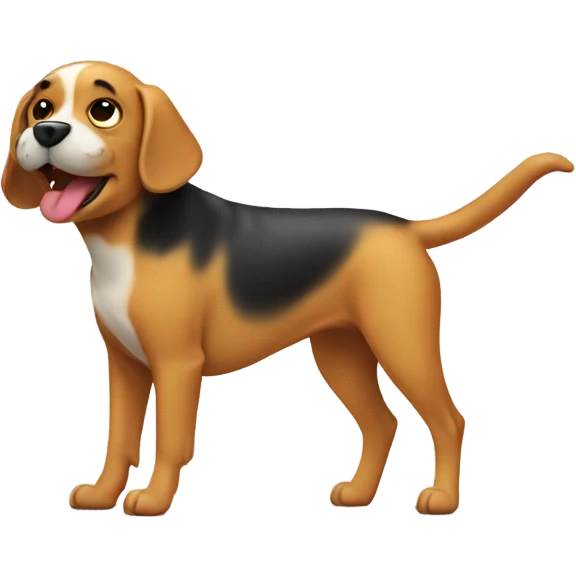 Dog farting  emoji